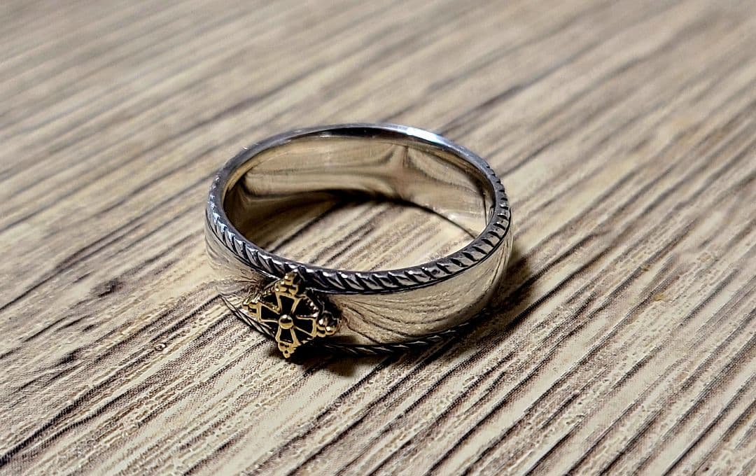 マテリタ　ブリタニア　リング　K18刻印 18金 24金 純金 1グラム ブリタニア リング / K18 K24 1g britannia