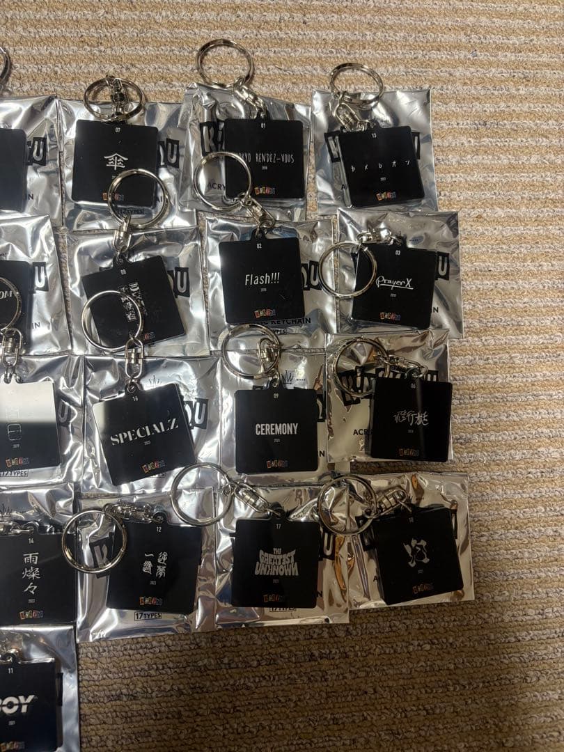 King Gnu CDジャケット アクリルキーチェーン コンプリートセット