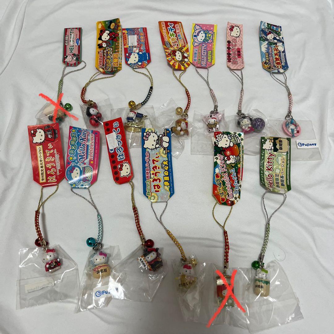 激レア　ハローキティ　ご当地キティ ストラップ　根付　まとめ売り