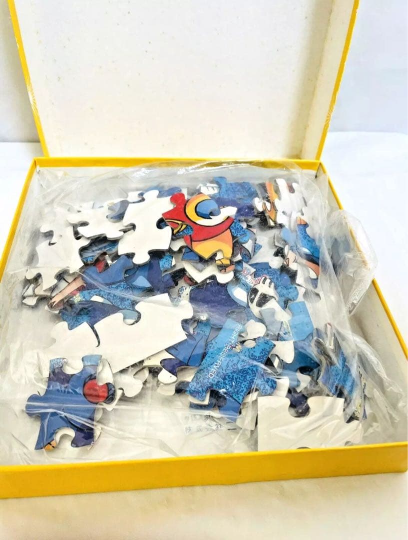 当時 未開封 ロックマン4 100ピース ジグソーパズル 箱付