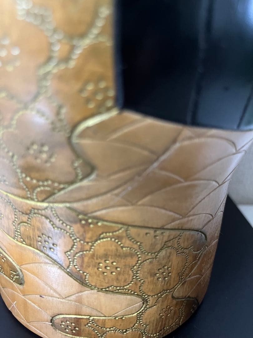 こけし 花かすみ 吉田多加志作 サインあり 台座付き