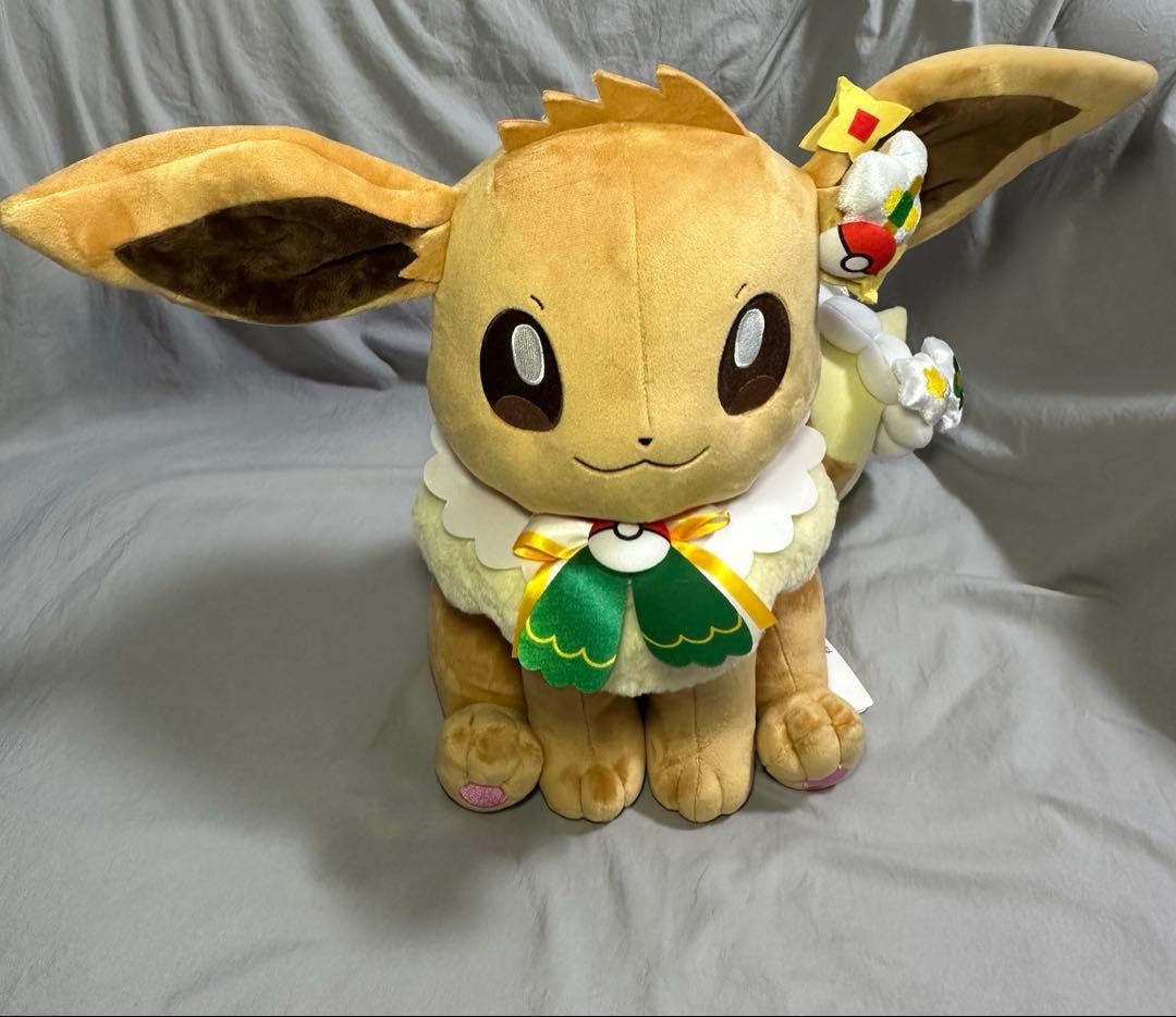 ポケパークカントー 限定 イーブイ ぬいぐるみ 特大 ポケパーク カントー』がオープン セレモニーにはピカチュウ＆イーブイ