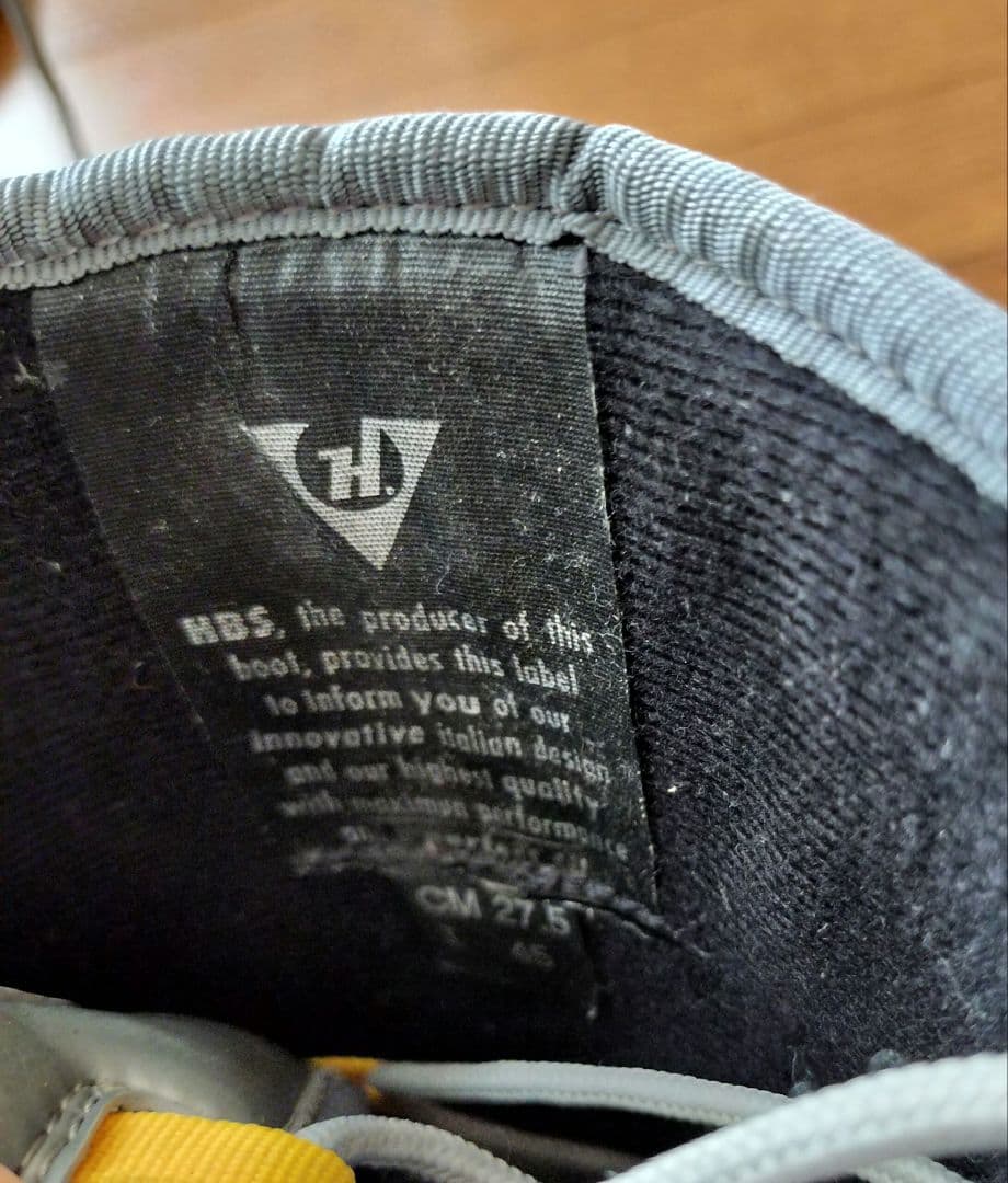 HBS スノーボード用ハイカットブーツ 27.5cm グレー