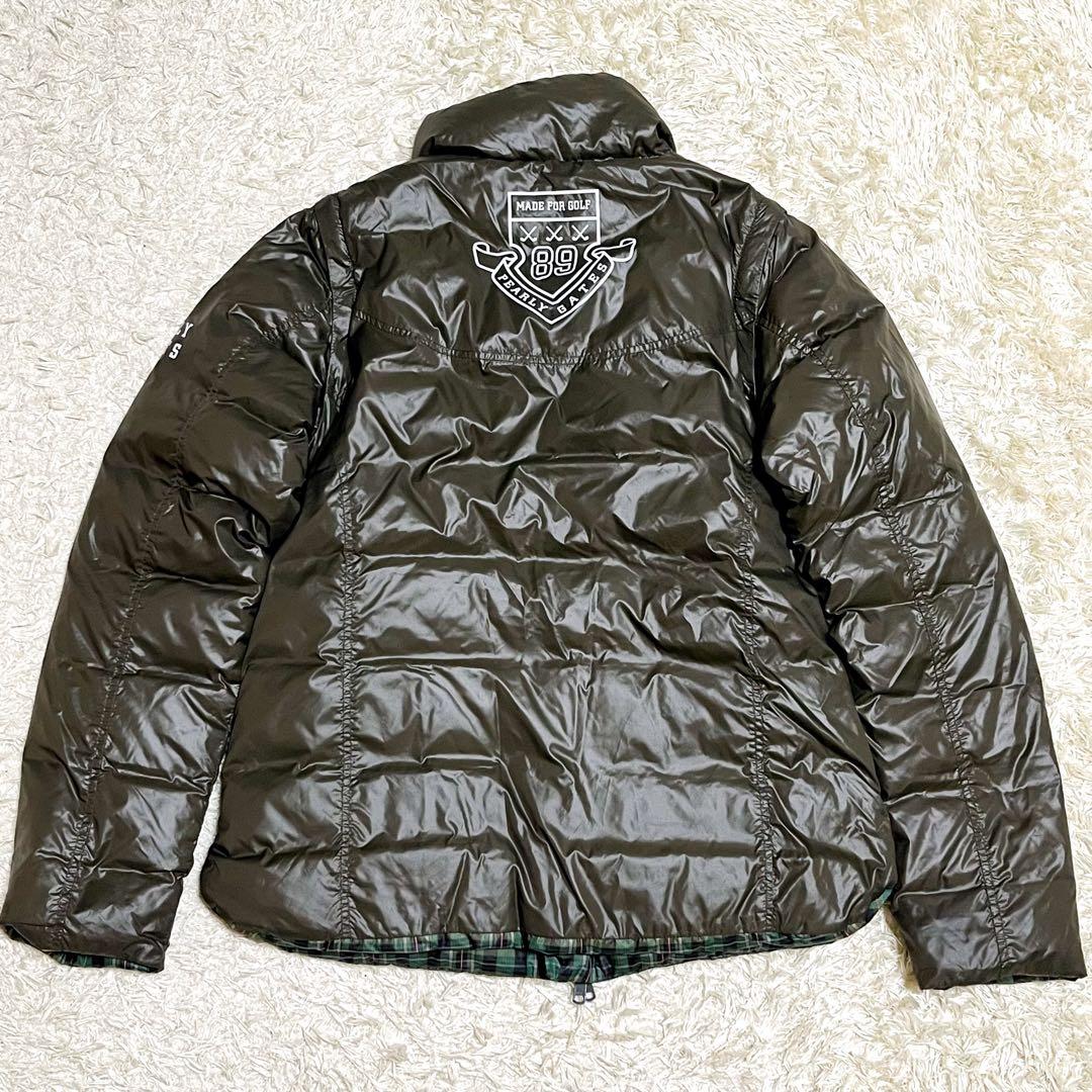 PEARLY GATES ダウンジャケット リバーシブル4way チェック柄