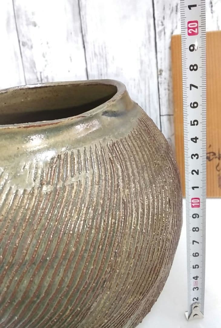 ☆ 瀬戸窯 蒼動 加藤釥 壺 有名作家 花びん 花瓶 花器 - メルカリ