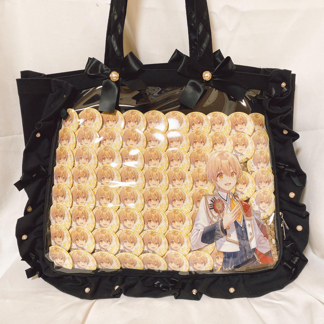 Aすとぷり☆手作り痛バ☆るぅとくんバッグ 完成済み ブラック