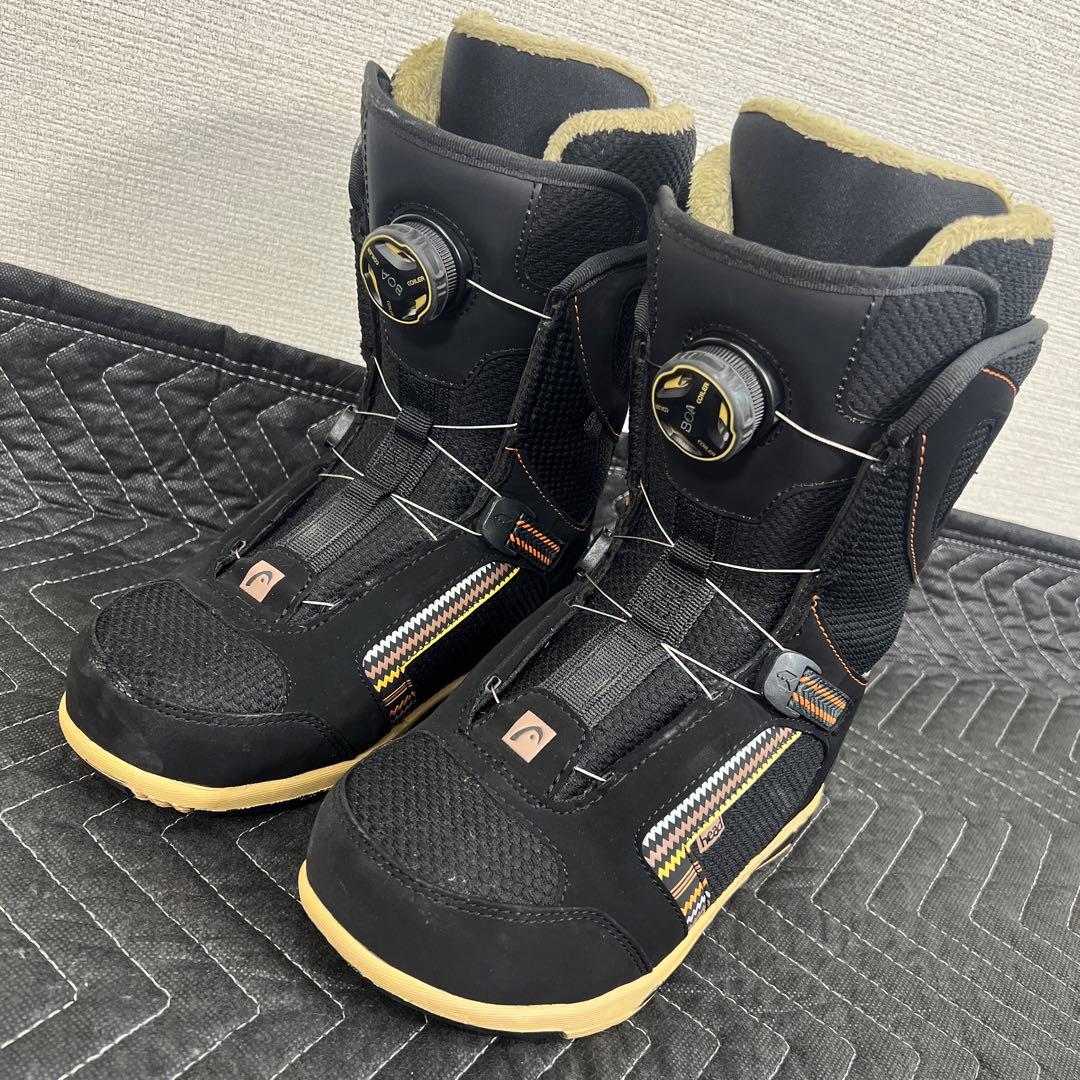 数回使用 23.5cm HEAD GARORE BOA スノボ ブーツ