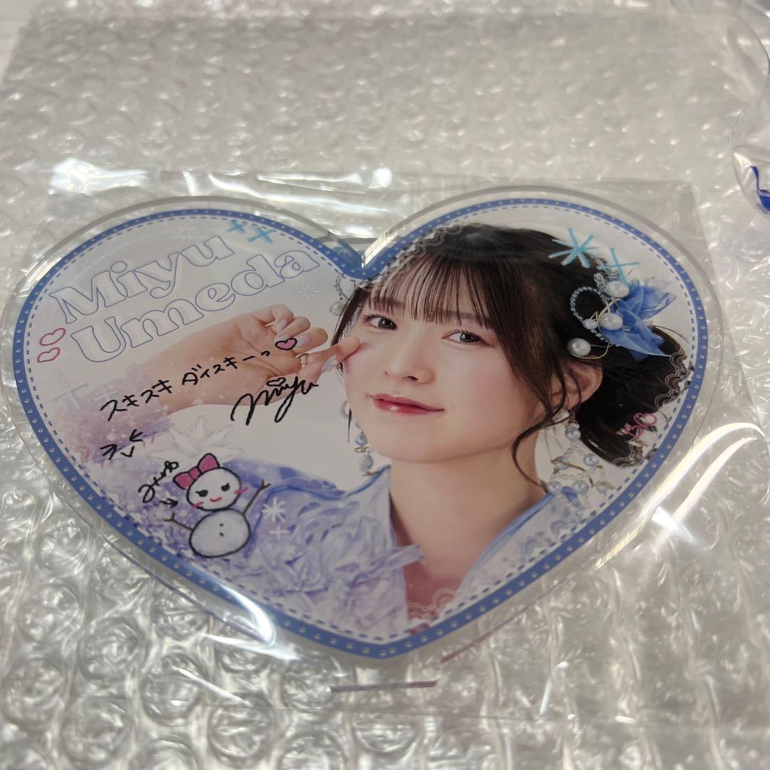 RAFFLEくじA賞！増田彩乃 直筆サイン入り！アクリルフォトパネルA5