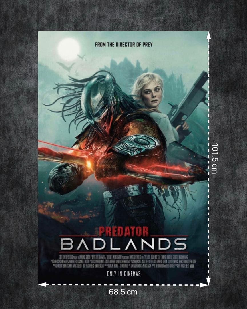枚数限定*映画館用両面印刷ポスターINTL版:プレデター バッドランド