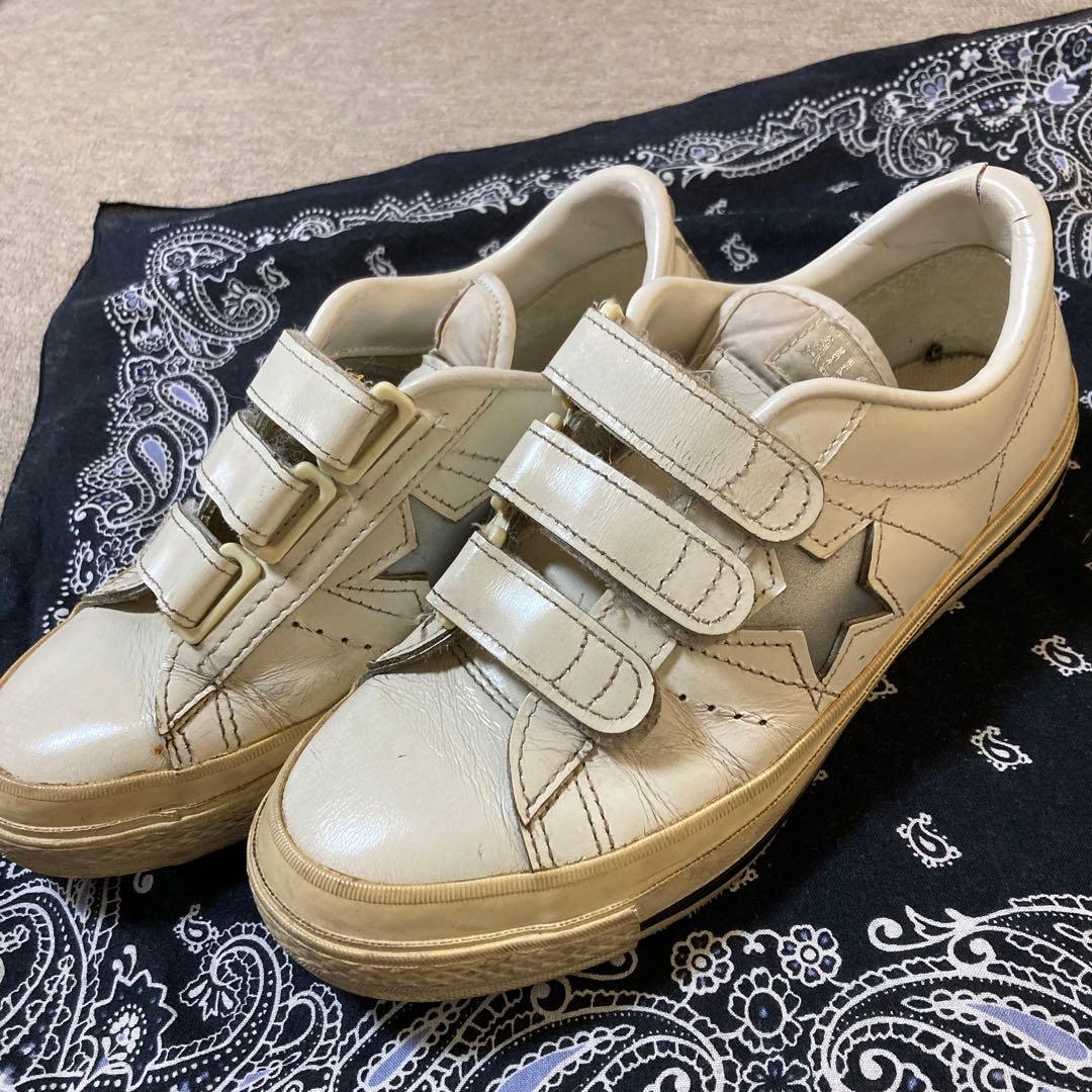 コンバースワンスターv3ベルクロ限定色箱付き - メルカリ