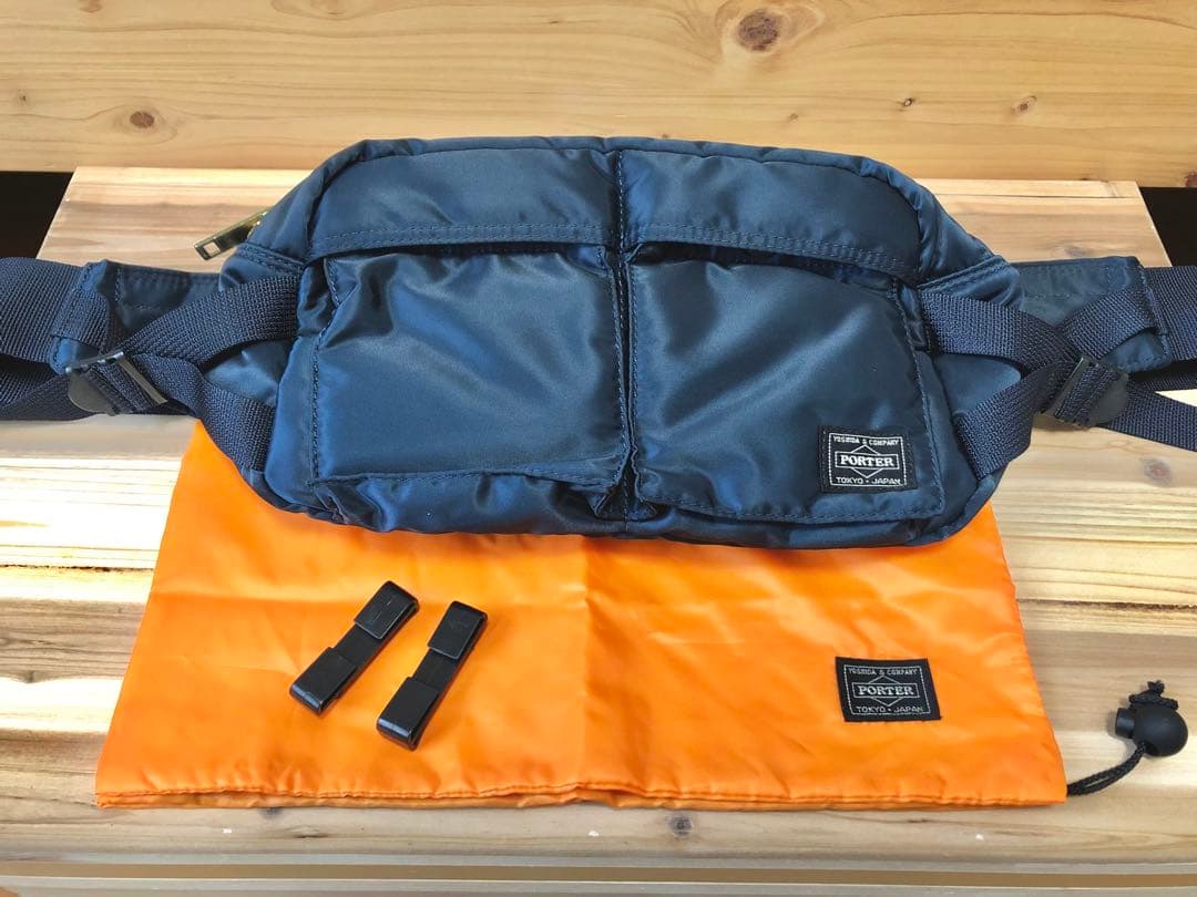 廃版 未使用 PORTERポーター タンカー ウエストバッグ アイアンブルー PORTER タンカー ウェストバック ボディバッグ アイアンブルー