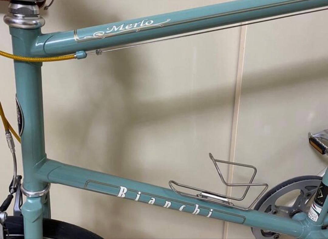 美品☆廃盤品】bianch minivelo7：ミニベロ7 49 チェレステ - メルカリ