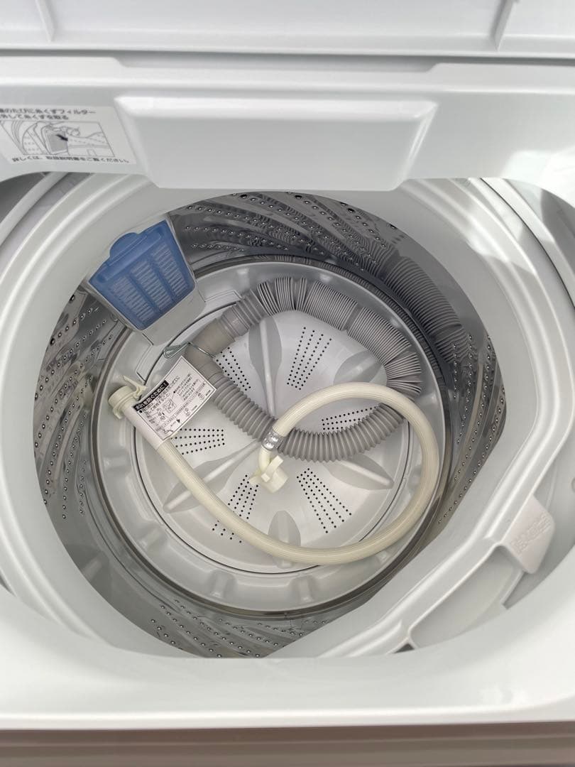 974パナソニック Fシリーズ ブラウン 6kg洗濯機 槽カビ予防 風乾燥機能