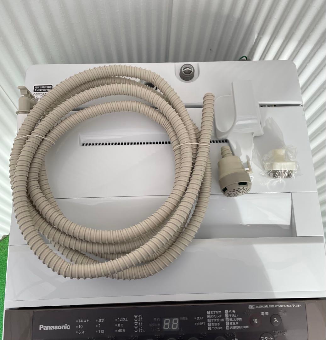 974パナソニック Fシリーズ ブラウン 6kg洗濯機 槽カビ予防 風乾燥機能