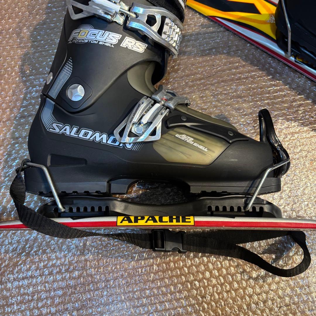 メンズ ショートスキー ファンスキーセット K2 27〜27.5cm サロモン