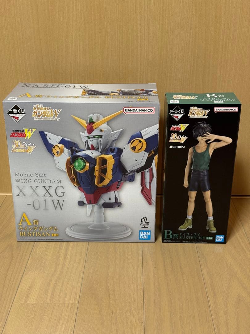 一番くじ 新機動戦記ガンダムW A賞ウイングガンダム B賞ヒイロ ユイ