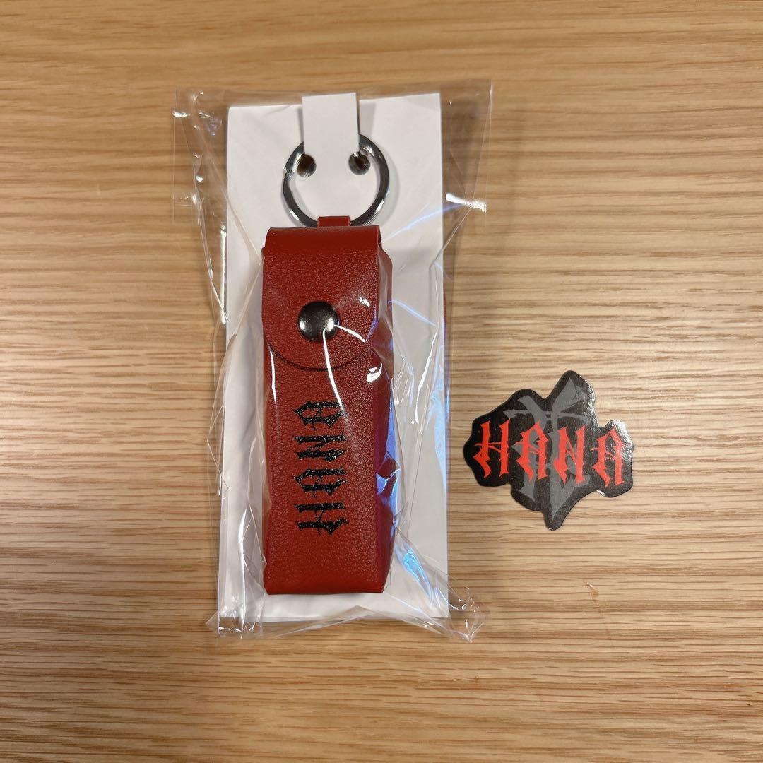 HANA】新品未開封 デビュー直前グッズ ロゴリップケース ステッカー付