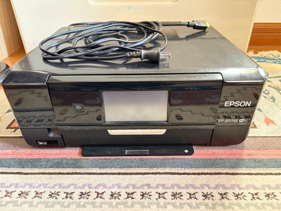 ジャンク品 EPSON EP-807A ブラック インクジェットプリンター