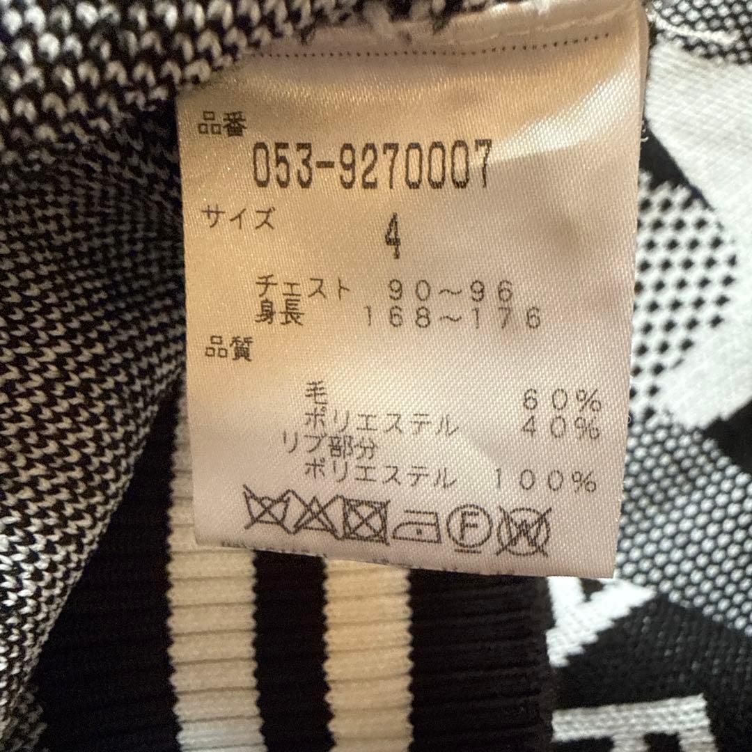 パーリーゲイツ メンズ ゴルフウェア ブラック ニット カモフラ 迷彩