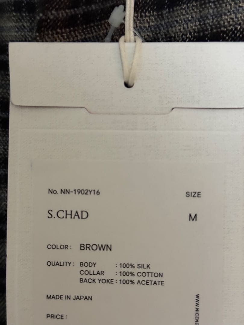 NICENESS 25AW S.CHAD サイズM新品未使用 - メルカリ