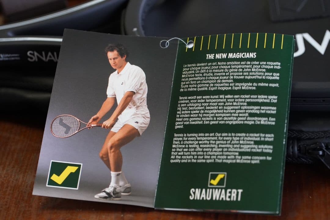 新品/未使用］SNAUWAERT JHON MCENROE テニスラケット - メルカリ