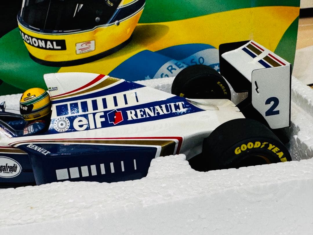 【未使用】マクラーレン　アイルトンセナ　1994 FW16 1/18