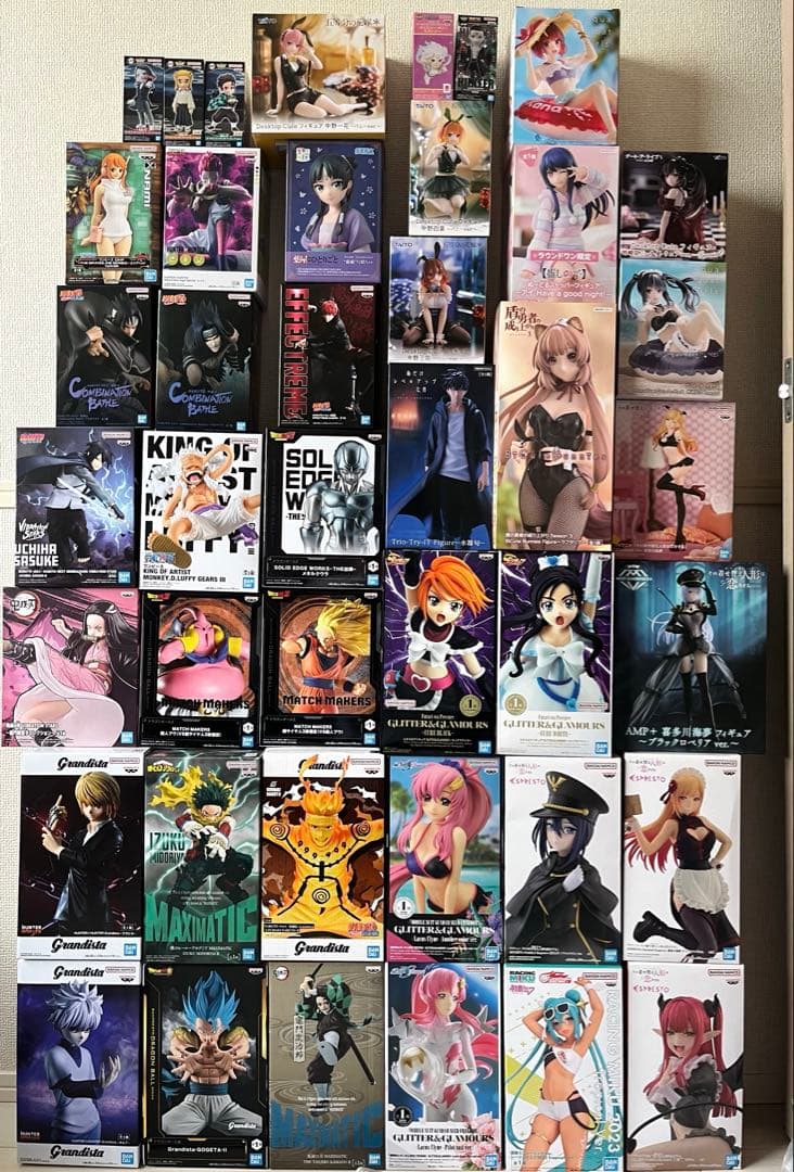 人気アニメ　美少女系アニメ　最新プライズフィギュア　42点セット　まとめ売り シャニマス』『ぼっち・ざ・ろっく！』『ガンダム 水星の魔女』など