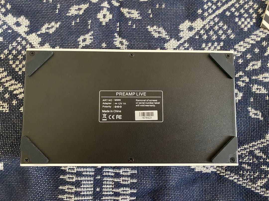 【最終値下げ】MOOER PREAMP LIVE ギターエフェクター