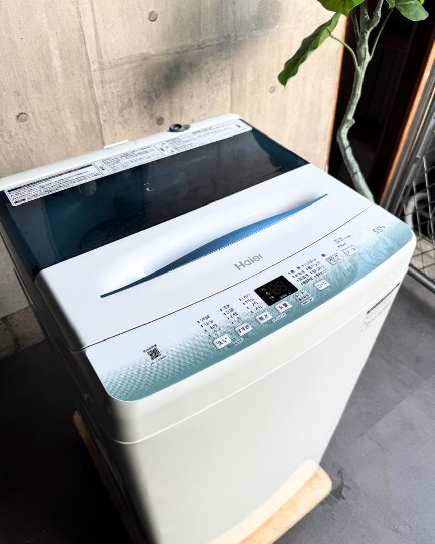 設置まで✨ Haier 一人暮らし洗濯機 5.5kg✨ 2021年製⭕️