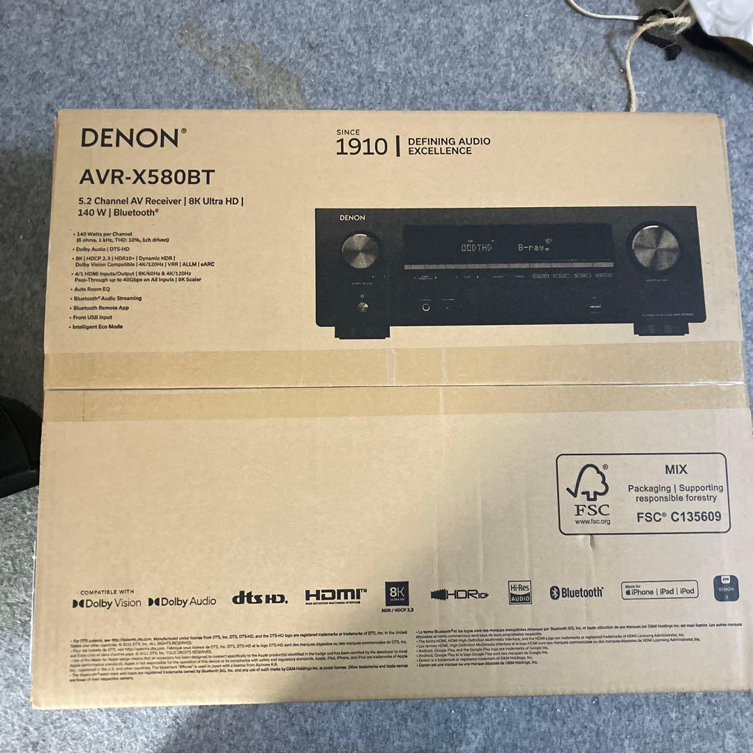 DENON AVR-X580BT AVアンプ スピーカーセット - メルカリ