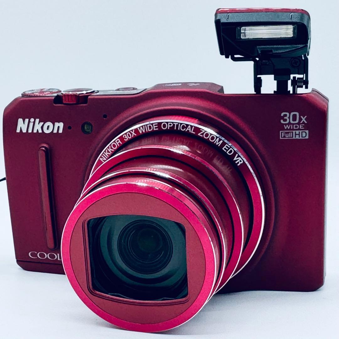 Nikon Coolpix S9700 RED Wi-Fi対応