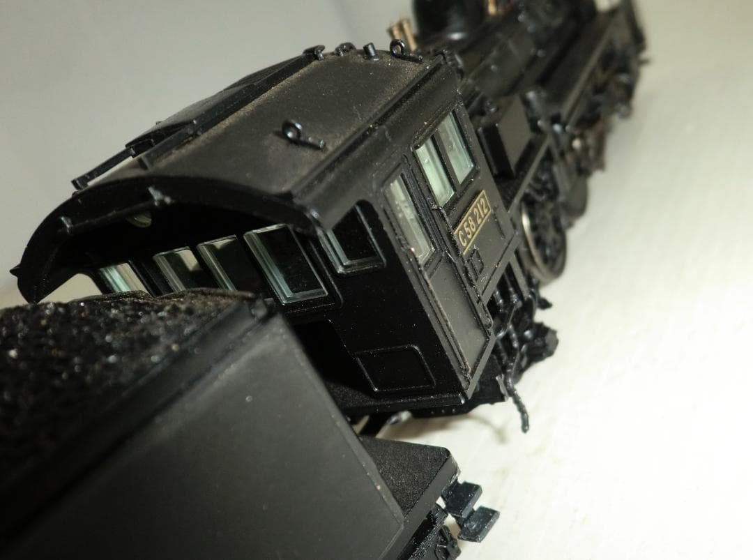 HOゲージ 天賞堂 C58形 標準型 切妻デフ 密閉キャブ 外観ジャンク