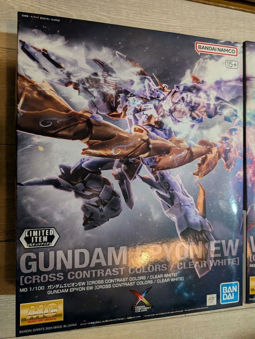 MGガンダムエピオンEW、ウイングゼロEWセット　クロスコントラストカラー