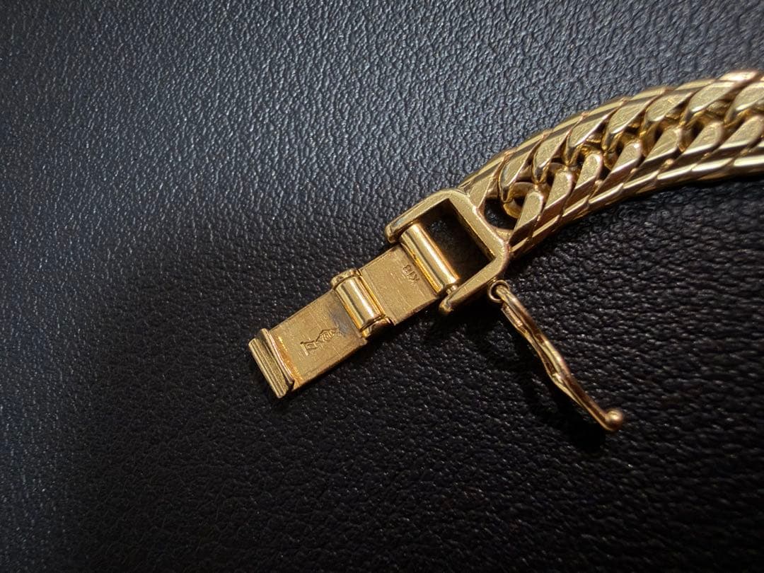 K18 喜平 ブレスレット￼ 20.33g Mカット 18cm