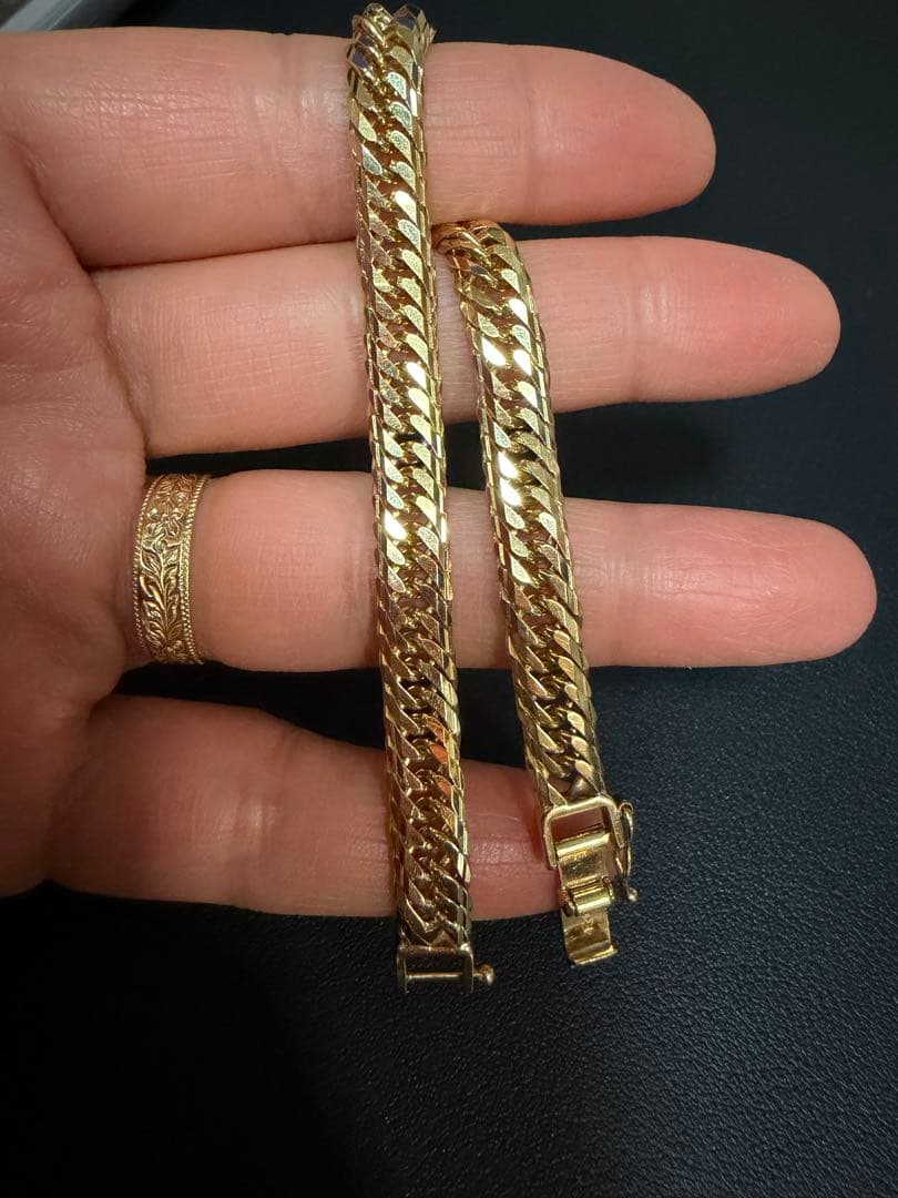 K18 喜平 ブレスレット￼ 20.33g Mカット 18cm