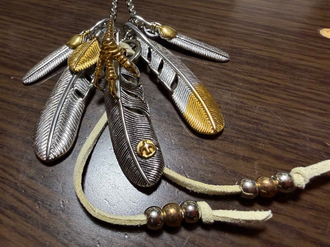 【週末セール】キムタク神セット ネイティブアメリカンフェザーネックレス 週末セール】キムタク神セット ネイティブアメリカンフェザー