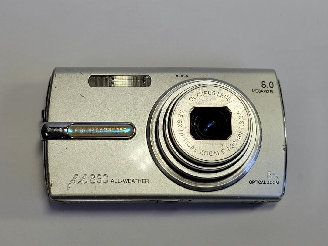 ジャンク品 Olympus μ830 8.0MP デジタルカメラ 通電確認済み - メルカリ
