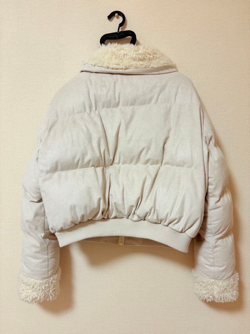 最安値】TITTY&CO. キルティングボアダウン アイボリー - メルカリ