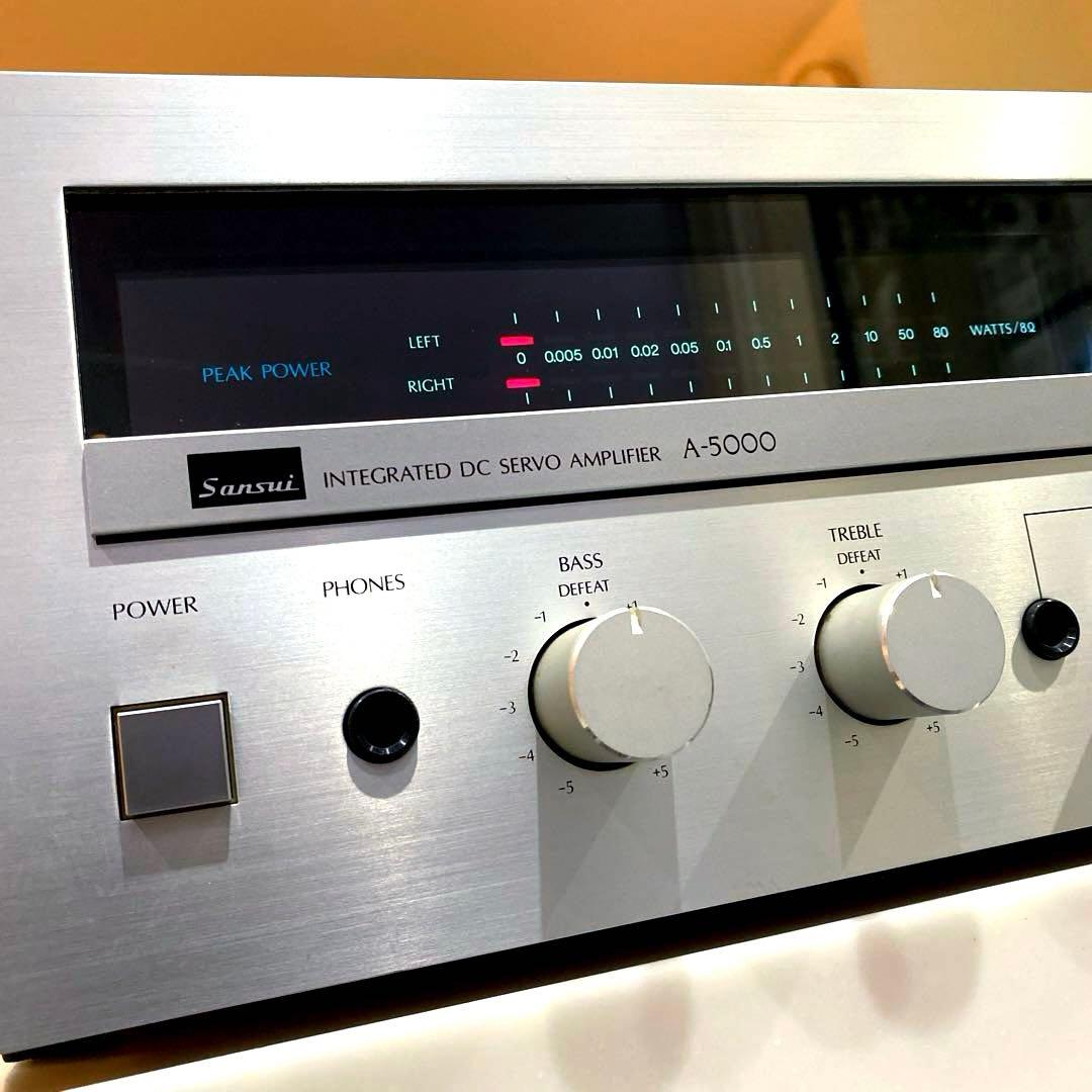 P*L様 Sansui プリメインアンプ A-5000 サンスイ 動作品