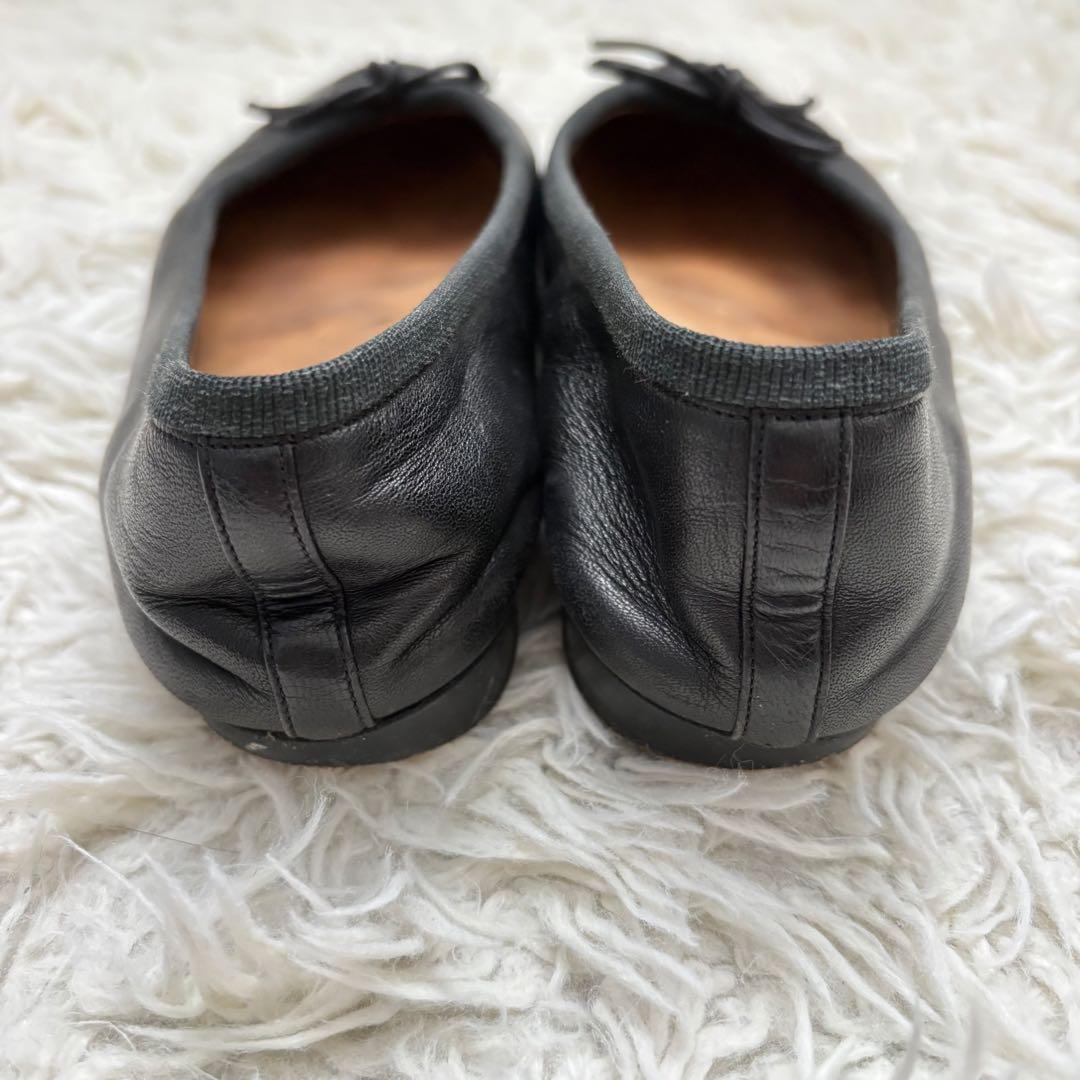 CHANEL シャネル　黒　ブラック　レザー　ココマーク　22.5cm 35.5