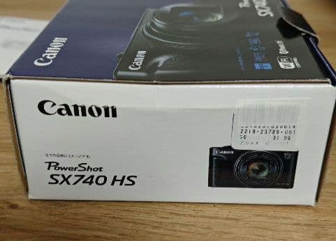 PowerShot SX740 HS 純正バッテリー2個 SD128GB