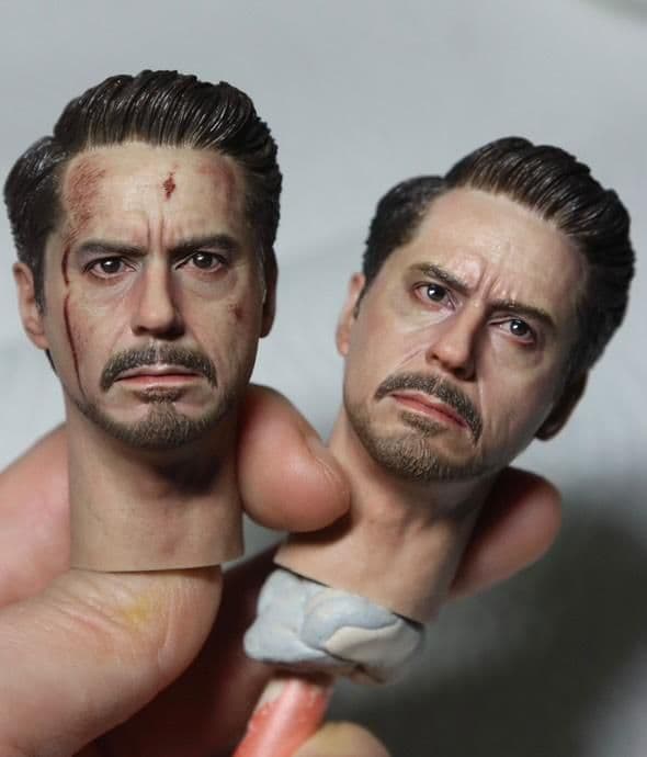トニー・スターク ヘッドフィギュア 約1/6スケール