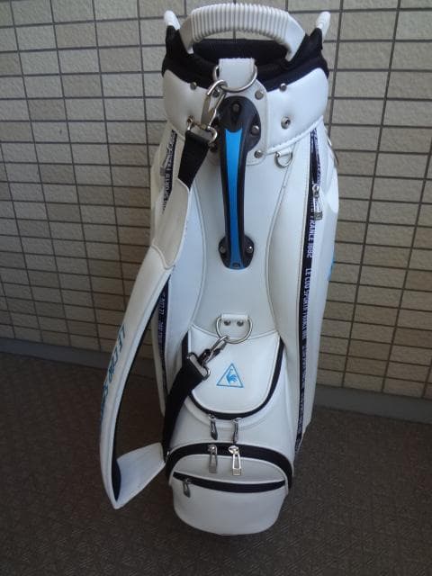 ルコック / le coq 9型キャディバッグ(QQBQJJ03) 白 極上品 - メルカリ