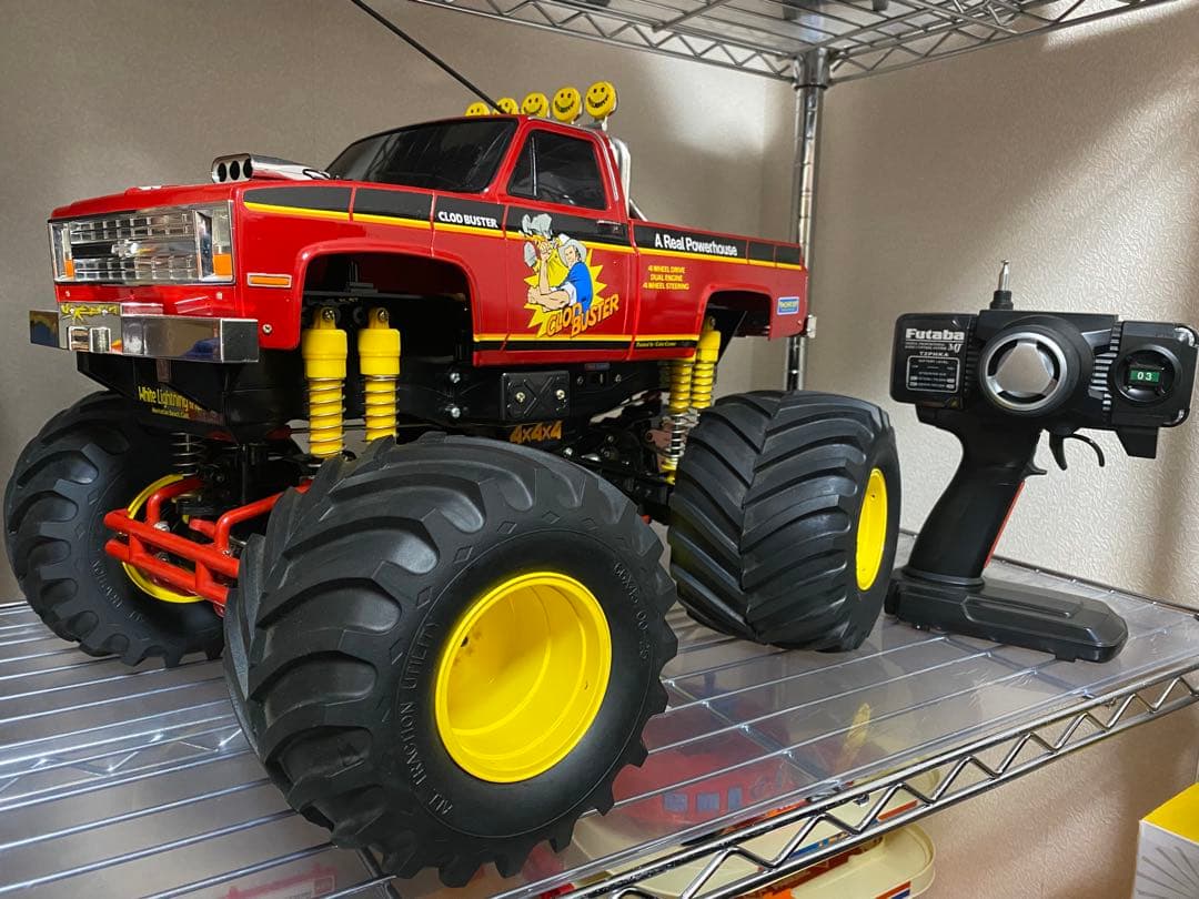 当時物　タミヤ　クラッドバスター　カスタム　フタバ製　プロポ　メカ付き