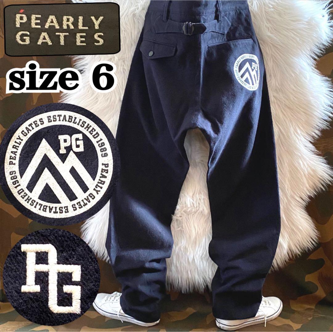 パーリーゲイツ PEARLY GATES ウール パンツ シンチバック XL 6 PEARLY GATES ゴルフ メンズパンツ｜メンズウエア｜ゴルフ｜スポーツ