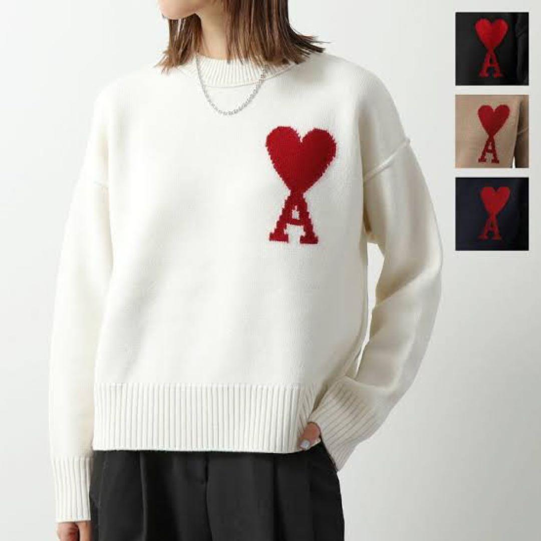 アミパリス ニット 白 トップス AmiParis - メルカリ