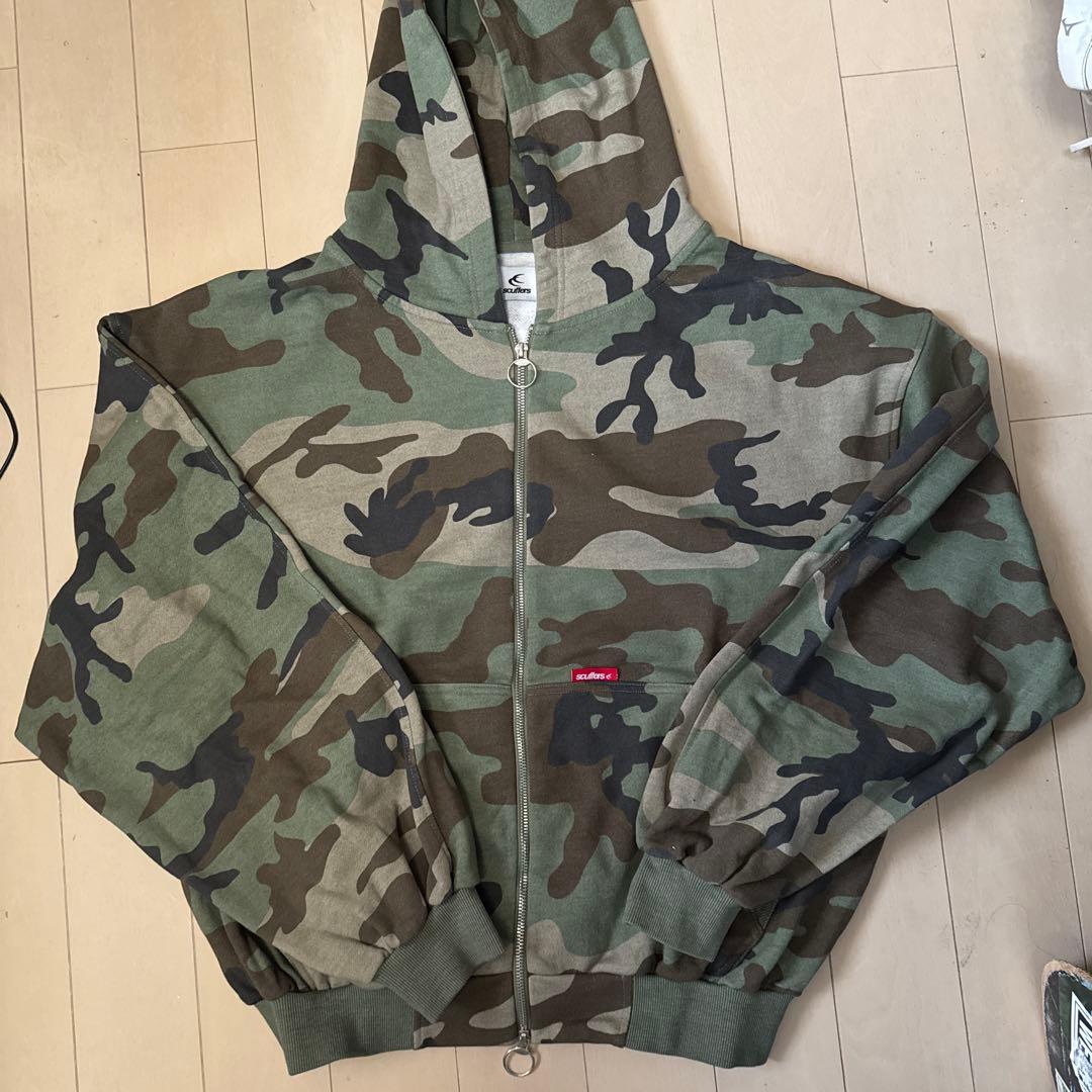 Scuffers camo スカッファー 迷彩 パーカー - メルカリ