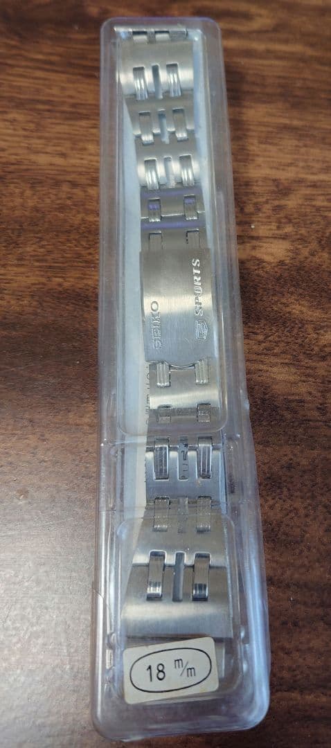 SEIKO 5 SPORTS ステンレスベルト 18mm デッドストック Seiko 5 SEIKO セイコー5 純正 ステンレス ベルト 海外モデル