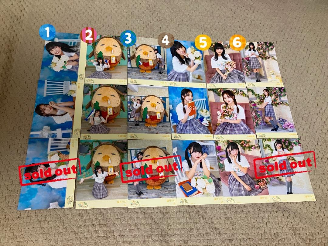 ナナニジ　22/7　根室カントリーライブ　ブロマイド　バラ売り