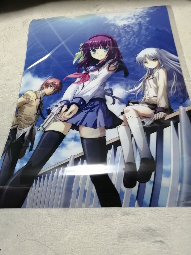AngelBeats! 15thくじ引き堂 クリアポスター4枚セット